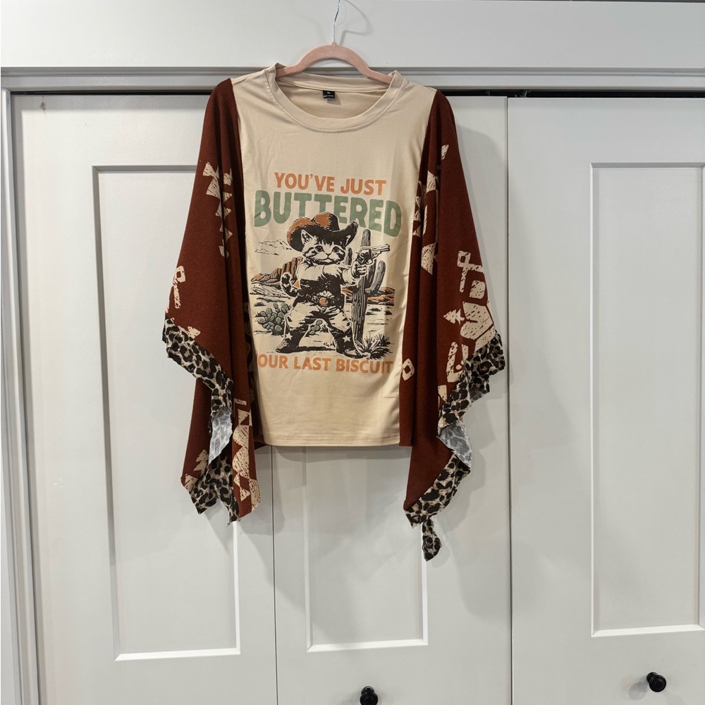 Custom Upcycle Western kimono